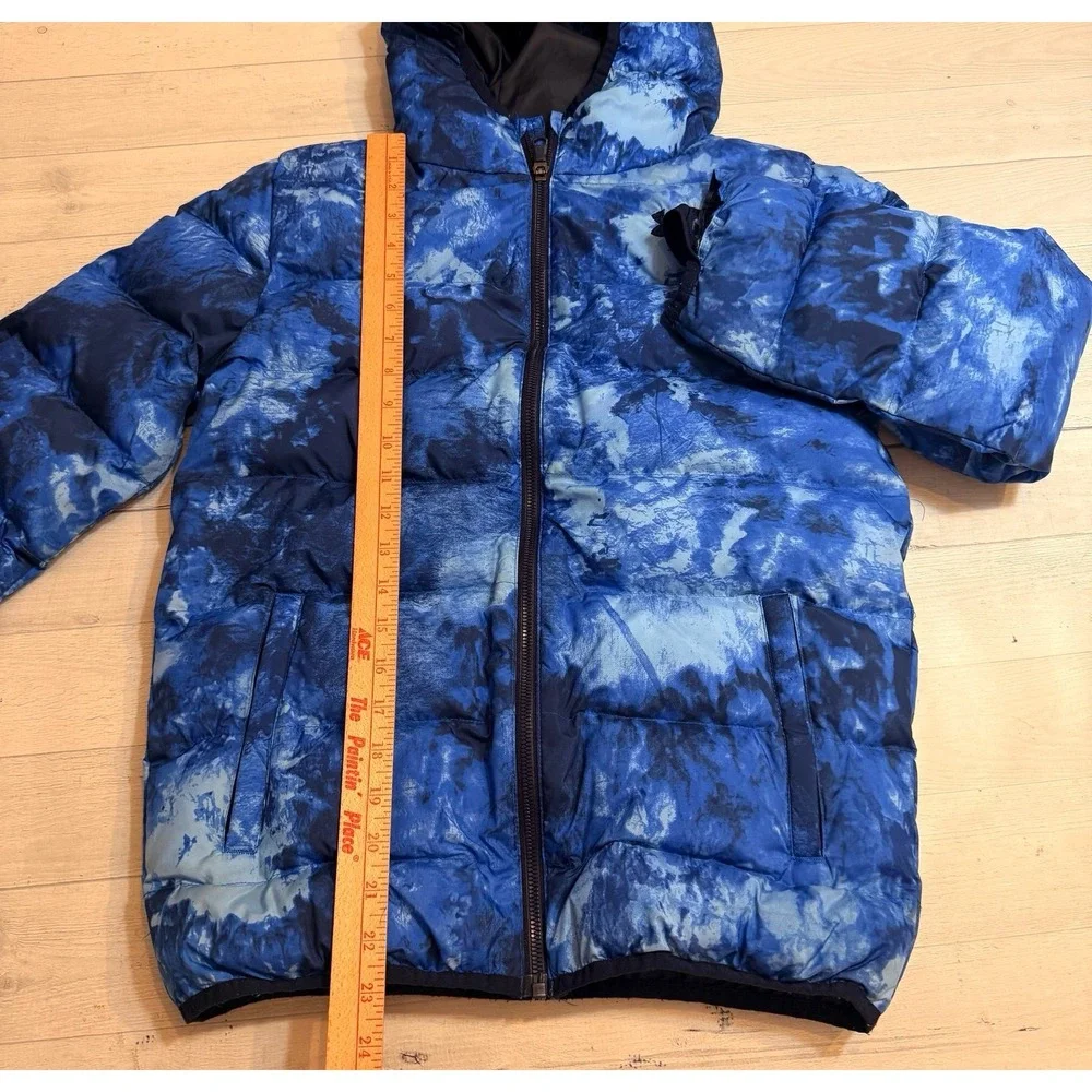 Under Armour Youth Boy's Blue Print‎ Pronto Puffer Jacket youth large
